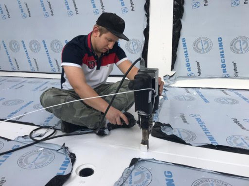 Kunststoffschweißen Pool